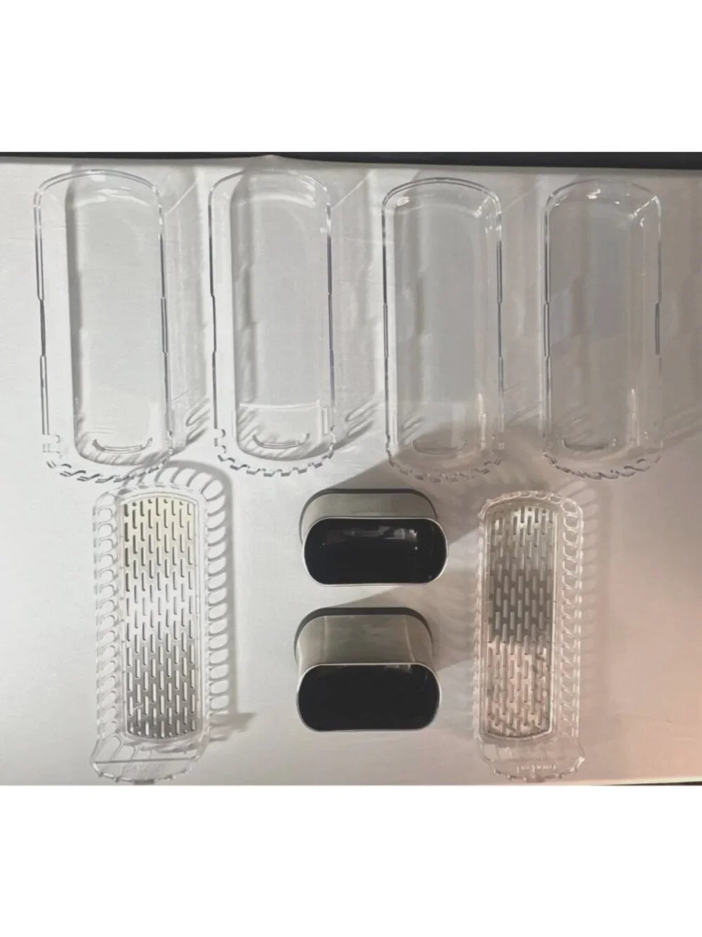 Prepara Herb Savor Food Preserver Stainless Storage Fresh Herb Container Set (2)